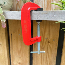 Load image into Gallery viewer, G CLAMP 2 INCH | Heavy duty clamp for woodwork | Workbench clamp | Wood clamp | Metal work | Model makers | 50mm 2 Inch clamp