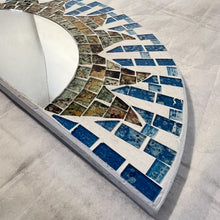 Load image into Gallery viewer, Radiant Sunrise Mosaic Mirror- Illuminate Your Home with Elegance and Charm