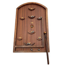Load image into Gallery viewer, Classic Vintage Tabletop Trifle Game: Shuffleboard, Pinball & Bagatelle with Flick Stick - Retro Multi-Game Entertainment