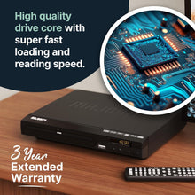 Load image into Gallery viewer, HDMI DVD Player for TV, 1080P Region Free DVD Players for TV, Slim Mini DVD Play