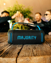 Load image into Gallery viewer, Refurbished Majority Move M4 70W Portable Bluetooth Speaker – IP67 Waterproof, 30-Hour Battery & Party Lights