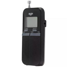 Load image into Gallery viewer, Bush Black Personal Portable FM Radio | PLL Digital Tuning for crystal clear broadcasts