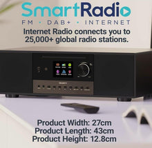 Load image into Gallery viewer, Majority Quadriga | Internet Radio CD Player DAB+ FM Radio | Powerful Subwoofer