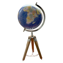 Load image into Gallery viewer, 20cm Globe with stand on a tripod