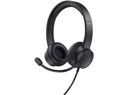 Load image into Gallery viewer, Trust Rydo PC USB Headset | Compact and Comfortable | soft leatherette ear cushions | Adjustable microphone | 1.8m cable, freedom to move