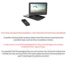 Load image into Gallery viewer, 17.5" PORTABLE DVD PLAYER | Rechargeable DVD Player Portable with 15.6 inch HD Swivel and Flip Screen | Mains or Car Powered, Region Free, Anti-Shock Protect, Remote Control | Oakcastle DVD175