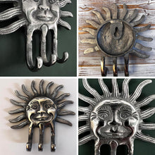 Load image into Gallery viewer, Sun Celestial Wall Hook โ Key Holder & Coat Rack for Home Decor