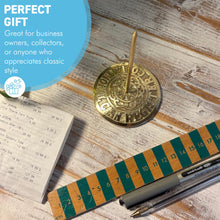 Load image into Gallery viewer, Solid Brass Receipt Spike Holder Vintage Bill Fork Paper Memo Organizer Retro