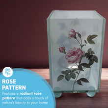 Load image into Gallery viewer, Elegant Rose Glass Votive Candle Holder – Decorative Accent for Warm Ambiance, Perfect for Home Decor, Gifts, or Special Occasions