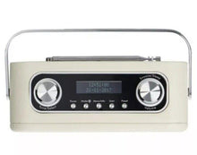 Load image into Gallery viewer, Bush Classic Cream coloured Leather Look Bluetooth DAB/FM Radio