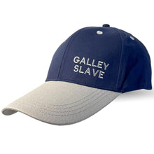 Load image into Gallery viewer, Galley Slave Adjustable Navy Blue Baseball Cap, classic unisex cotton hat for casual, sports & outdoor wear