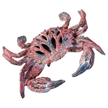 Load image into Gallery viewer, Hand-Painted Resin Crab Ornament, 28cm Wide – Unique Nautical Decor Gift