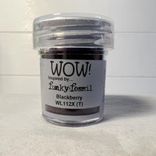 Load image into Gallery viewer, Wow! Embossing Powder 15ml | BLACKBERRY regular | Free your creativity and give your embossing sparkle
