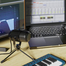 Load image into Gallery viewer, MAJORITY RS1 USB Microphone for PC | Gaming Microphone, Plug and Play | Podcast, Streaming, Recording Cardioid Mic | Laptop, Mac, Computer Condenser Desk Microphone | Professional Studio Work Mic