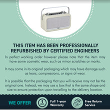 Load image into Gallery viewer, Bush Classic Cream coloured Leather Look Bluetooth DAB/FM Radio