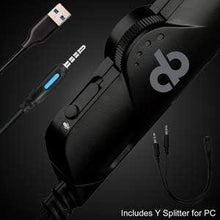 Load image into Gallery viewer, Level Up Your Gameplay – Veho Alpha Bravo GX1 Multi-Platform Gaming Headset with 50mm Drivers, Noise Cancelling Mic & LED Glow Design
