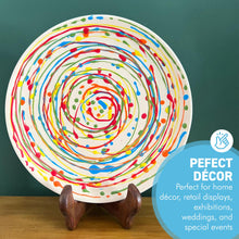 Load image into Gallery viewer, Wooden Plate Display Stands 25cm – Set of 4 Hinged Easel Holders