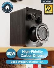 Load image into Gallery viewer, Refurbished Majority 𝗛𝗢𝗠𝗘𝗥𝗧𝗢𝗡 𝗛𝗜𝗙𝗜 𝗦𝗧𝗘𝗥𝗘𝗢 𝗦𝗬𝗦𝗧𝗘𝗠 | DAB/DAB+ Digital Radio, FM, CD Player, Internet Radio, Bluetooth 5.3, WiFi Dual Band, USB Playback, Spotify Connect, Remote Control & Dual Speakers