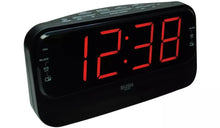 Load image into Gallery viewer, Bush Black Big Numbers LED Alarm Clock Radio | 20 Preset stations | Dual alarm with snooze function