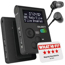 Load image into Gallery viewer, Majority Petersfield-Go Personal Digital DAB/DAB+/FM Radio, Active Sports Portable, Walk Run or Jogging, Rechargeable USB, Headphones Included