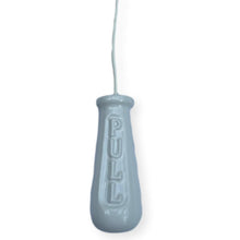 Load image into Gallery viewer, Vintage Style White Powder-Coated Cast Metal Bathroom Light Switch Pull
