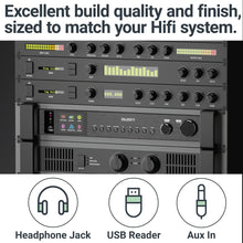 Load image into Gallery viewer, Bluetooth Wifi Internet Radio with DAB, DAB+ | HiFi Smart Digital Radio with Spotify Connect, Podcasts, 90+ Presets, and Full Colour LED Display | USB, AUX, RCA Connection | Majority Fitzwilliam Tuner