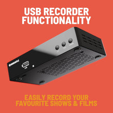 Load image into Gallery viewer, Oakcastle SB110 Set Top Box Receiver | Digital TV HD 1080P I HDMI & Scart Connection I 150+ Freeview Channels | USB Recorder, Internet YouTube & Apps, Remote Controlled TV Recording Box