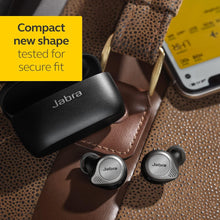Load image into Gallery viewer, Jabra Elite 75t Earbuds - Active Noise Cancelling Wireless Bluetooth Earbuds with Long Battery Life for In Ear True Wireless Calls and Music | Titanium Black