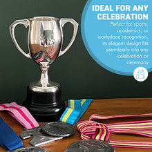 Load image into Gallery viewer, Elegant 18cm Silver Trophy Cup - Ideal Award for achievements & celebrations