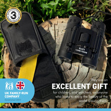 Load image into Gallery viewer, FOLDING ROOF PRISM BINOCULARS 8 X 21mm | Field of View 131m |Compact Folding Binoculars| Bird Watching | Star Gazing | Wildlife Watching | Sight Seeing