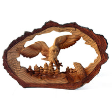 Load image into Gallery viewer, 𝗙𝗟𝗬𝗜𝗡𝗚 𝗢𝗪𝗟 𝗢𝗥𝗡𝗔𝗠𝗘𝗡𝗧 | Forest Animal Decor | Owl Gifts for Owl Lovers, Women, Men, Kids | Nature Wildlife Figurine | Birthday Gift | Woodland Decor