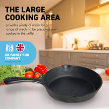 Load image into Gallery viewer, Ultimate Cast Iron Skillet Duo – 6.5" & 8" Pre-Seasoned Pans for Perfect Cooking Every Time