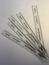 Load image into Gallery viewer, 𝟱 𝗣𝗔𝗖𝗞 𝟯𝟬𝗖𝗠 𝗦𝗛𝗔𝗧𝗧𝗘𝗥𝗣𝗥𝗢𝗢𝗙 𝗖𝗟𝗘𝗔𝗥 𝗔𝗖𝗥𝗬𝗟𝗜𝗖 𝗥𝗨𝗟𝗘𝗥𝗦 | School | Office | Drawing | Craft | 𝗠𝗘𝗔𝗦𝗨𝗥𝗜𝗡𝗚 𝗧𝗢𝗢𝗟 𝗜𝗡𝗖𝗛𝗘𝗦 & 𝗖𝗠 | Exams | Geometry | Maths | Students | Teachers | Kids