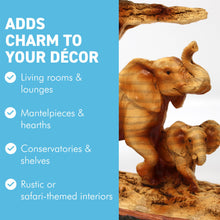 Load image into Gallery viewer, Elegant Freestanding Elephant Family Decorative Display Ornament