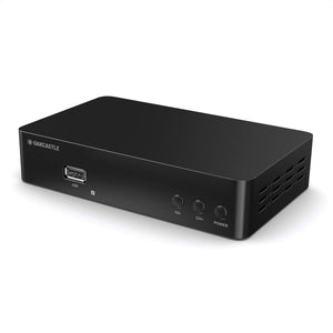 Oakcastle SB110 Set Top Box Receiver | Digital TV HD 1080P I HDMI & Scart Connection I 150+ Freeview Channels | USB Recorder, Internet YouTube & Apps, Remote Controlled TV Recording Box