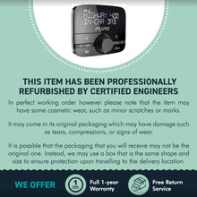 Load image into Gallery viewer, Refurbished Pure Highway 400 In-Car DAB+/DAB Digital Radio FM Adapter with Bluetooth for Music Playback – DAB Car Radio Adapter/Transmitter and Bluetooth FM Transmitter, Black