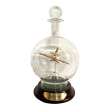 Load image into Gallery viewer, Ornamental glass model of a Spitfire aeroplane in a decorative glass decanter | memorabilia | gifts for men | WW2 gift | wartime memorabilia | Supermarine Spitfire | Battle of Britain