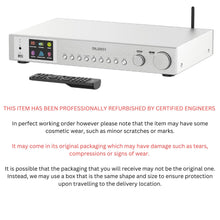 Load image into Gallery viewer, Bluetooth Wifi Internet Radio with DAB, DAB+ | HiFi Smart Digital Radio with Spotify Connect, Podcasts, 90+ Presets, and Full Colour LED Display | USB, AUX, RCA Connection | Majority Fitzwilliam Tuner