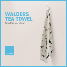 Load image into Gallery viewer, Waders Tea Towel | 100% Cotton | Large kitchen towel for drying| Hand towel with Waders | Bird themed gift | wildlife house Gift | Cotton tea towel | 70 cm x 50 cm