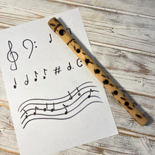 Load image into Gallery viewer, KENYAN BAMBOO FLUTE | Hand crafted wooden gifts | Wooden flute | Flute instrument | Musical gifts | Traditional instrument | 33cm (L)