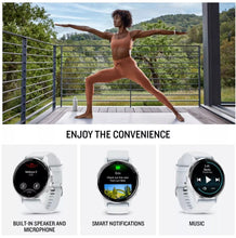 Load image into Gallery viewer, Garmin Venu 3S, Silver Stainless Steel Bezel, Sage Grey Case, Silicone Band 41mm