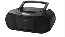 Load image into Gallery viewer, Sony CD and Cassette Player With AM | FM Radio | CFD-S70 | MP3 Playback | Mega bass | 30 Pre-set radio stations | 3 one-touch favourites | Sleep Timer