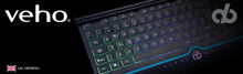 Load image into Gallery viewer, Veho Alpha Bravo GK-1 USB 𝗚𝗔𝗠𝗜𝗡𝗚 𝗞𝗘𝗬𝗕𝗢𝗔𝗥𝗗 UK Layout 105 Keys Backlit