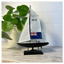 Load image into Gallery viewer, AMERICAS CUP MODEL YACHT - NZL 82 | Sailing | Yacht | Boats | Models | Sailing Nautical Gift | Sailing Ornaments | Yacht on Stand | 23cm (H) x 16cm (L) x 3cm (W)