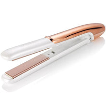 Load image into Gallery viewer, Lily England CERAMIC HAIR STRAIGHTENERS - 2 in 1 Hair Straightener and Curler, Fast Heating Plates, 100-230℃ Adjustable Temperature - Hair Straighteners &amp; Curlers in One, White &amp; Rose Gold
