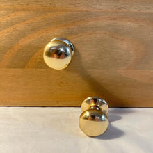 Load image into Gallery viewer, Mulberry Brass Knob | Set of 2 door knobs | Brass cupboard knobs | Cabinet hardware | Antique brass cupboard handles | Cupboard door handles | 30mm