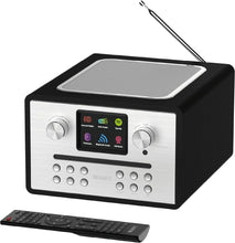 Load image into Gallery viewer, CD Player, Internet Radio with DAB Plus and FM | Bluetooth Smart DAB Radio with Spotify, Podcasts, 40+ Presets and Universal Plug & Play | Majority Homerton 2 CD Players for Home | Black