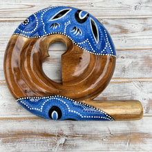 Load image into Gallery viewer, Unique Bali Sugar Wood Didgeridoo: Handcrafted with Individual Pattern Decoration