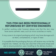 Load image into Gallery viewer, SHARP HT-SB107 2.0 Soundbar, 90W Small Wireless Bluetooth Soundbar for TV and Device Streaming with Aux, USB Playback, HDMI ARC /CEC & Digital Optical-in, Wall Mountable or Table Top Sound Bar -Black