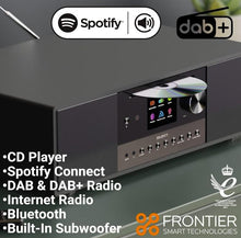 Load image into Gallery viewer, Majority Quadriga | Internet Radio CD Player DAB+ FM Radio | Powerful Subwoofer